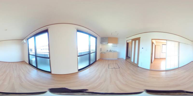 パノラマ画像リビング