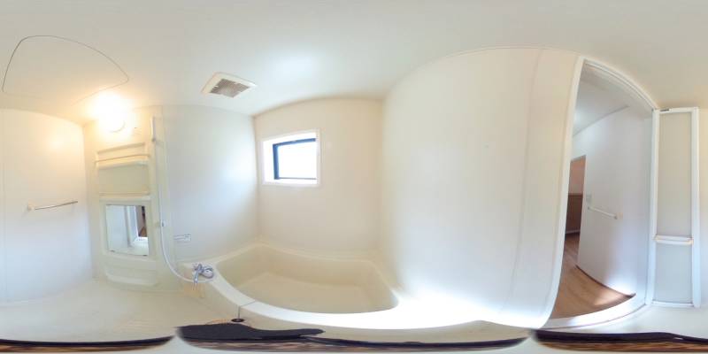 パノラマ画像バスルーム