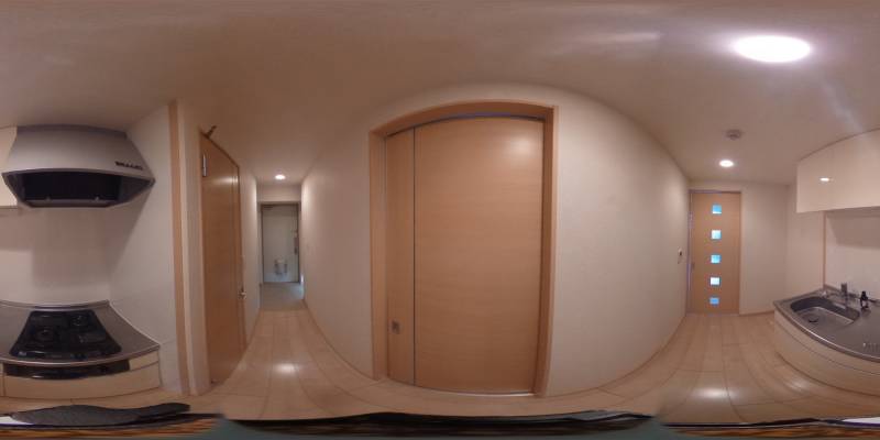 パノラマ画像キッチン