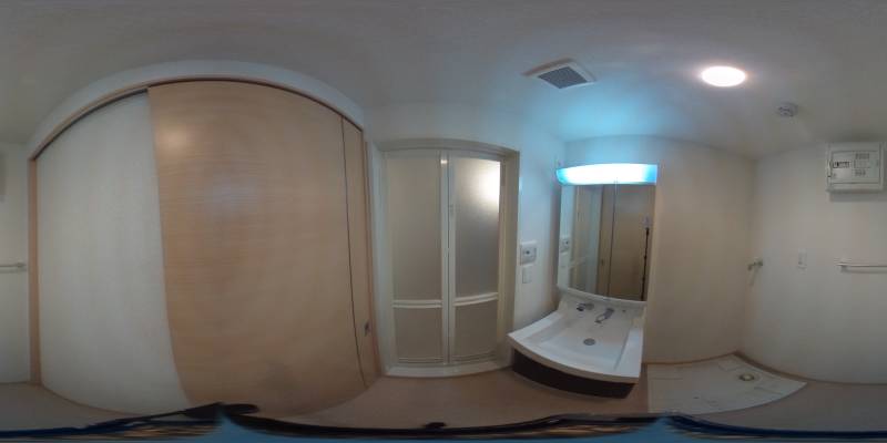パノラマ画像バスルーム
