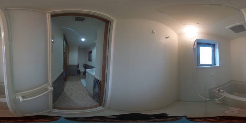パノラマ画像バスルーム