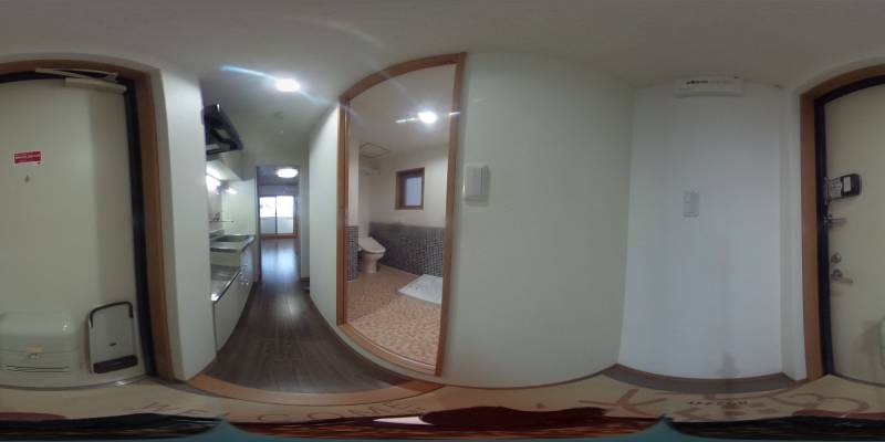 パノラマ画像玄関