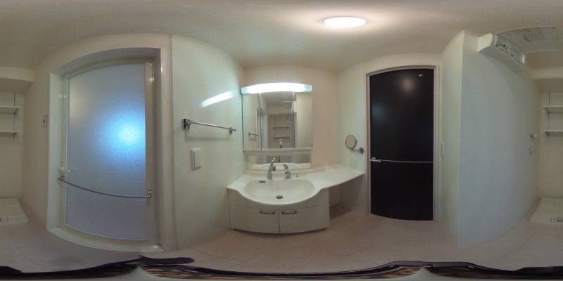 パノラマ画像バスルーム