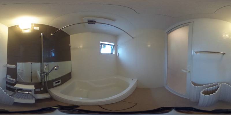 パノラマ画像バスルーム