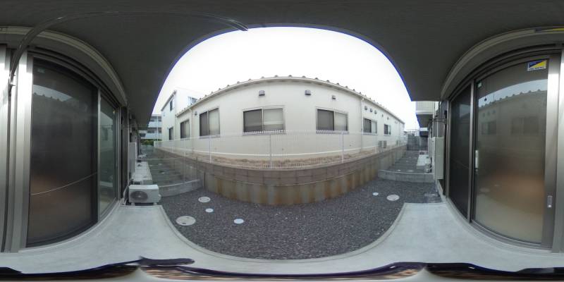 パノラマ画像バルコニー