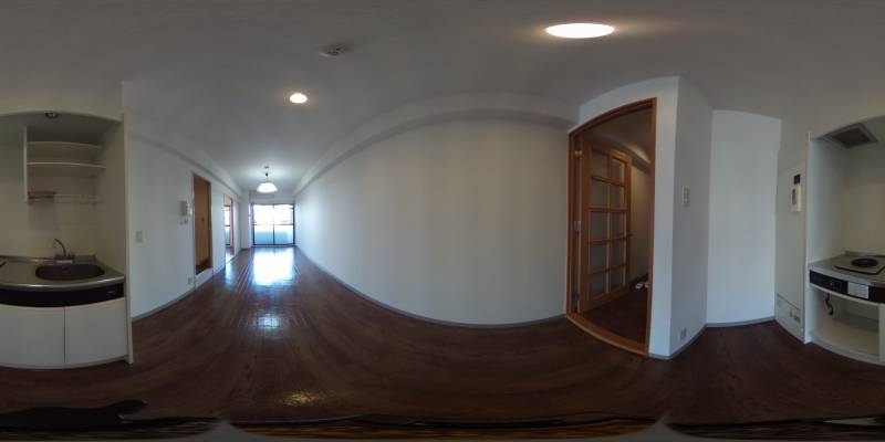 パノラマ画像キッチン