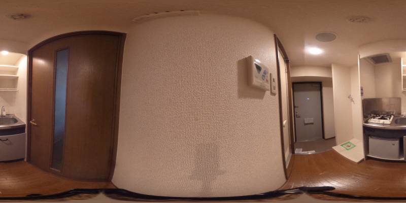 パノラマ画像キッチン