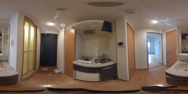 パノラマ画像キッチン