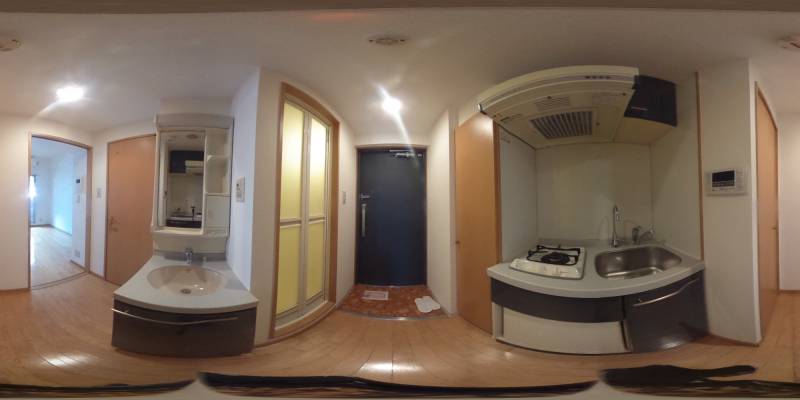 パノラマ画像玄関