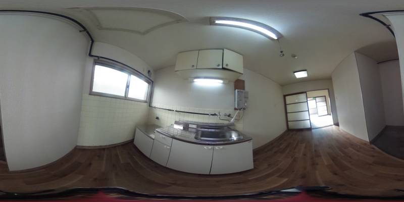 パノラマ画像キッチン