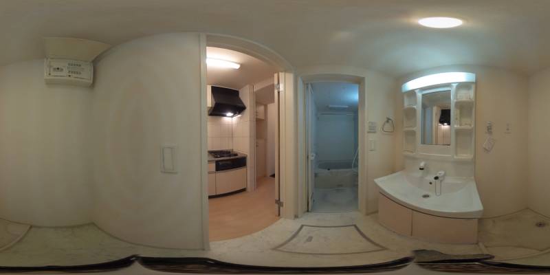 パノラマ画像洗面所