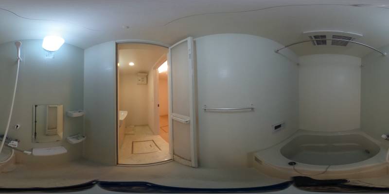 パノラマ画像バスルーム