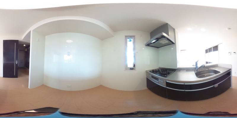 パノラマ画像キッチン