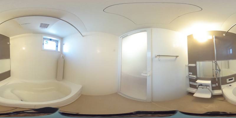 パノラマ画像バスルーム