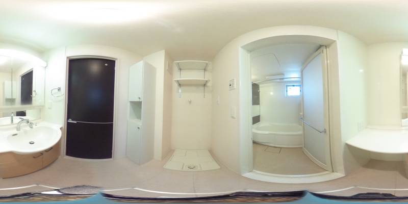 パノラマ画像洗面所