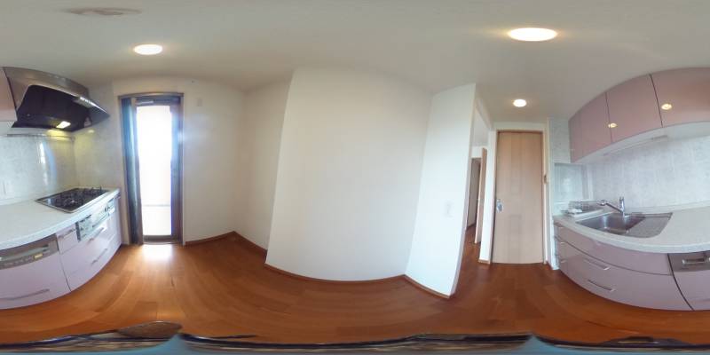 パノラマ画像キッチン