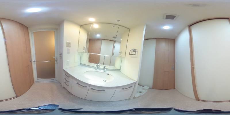 パノラマ画像洗面所