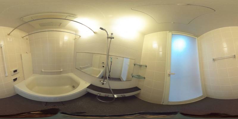 パノラマ画像バスルーム