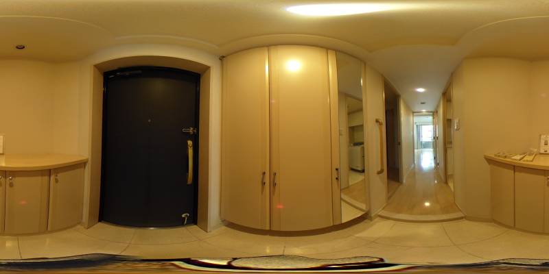 パノラマ画像玄関