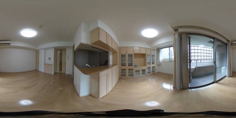 パノラマ画像リビング