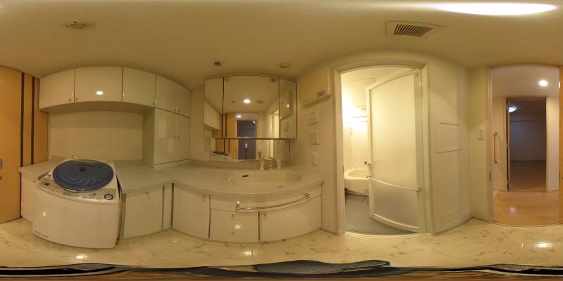 パノラマ画像洗面所