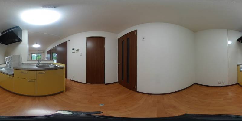 パノラマ画像キッチン