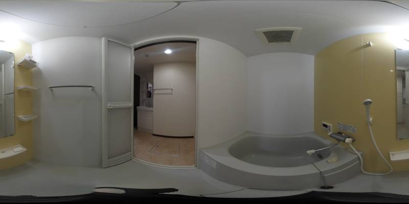 パノラマ画像バスルーム