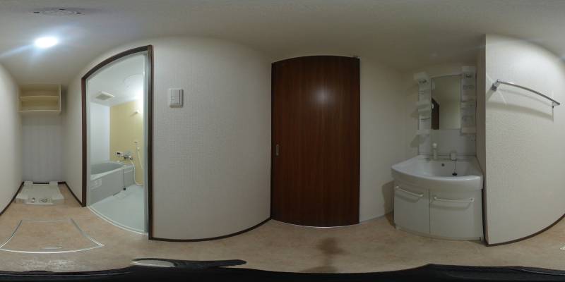 パノラマ画像洗面所