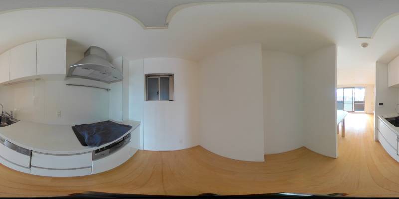 パノラマ画像キッチン