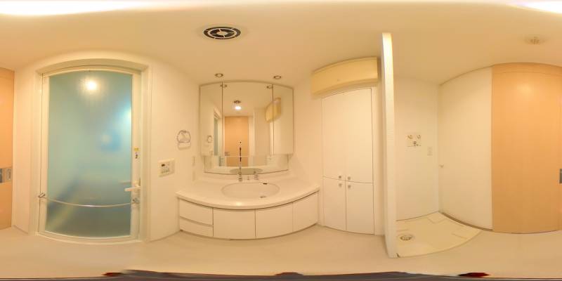 パノラマ画像洗面所