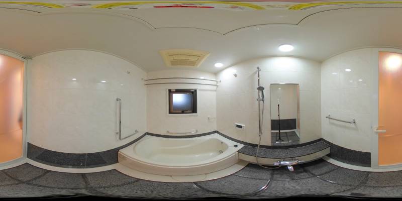 パノラマ画像バスルーム