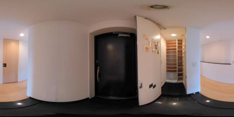 パノラマ画像玄関