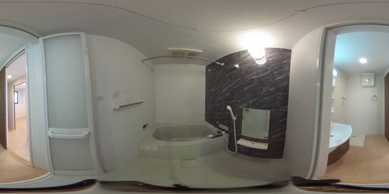 パノラマ画像バスルーム