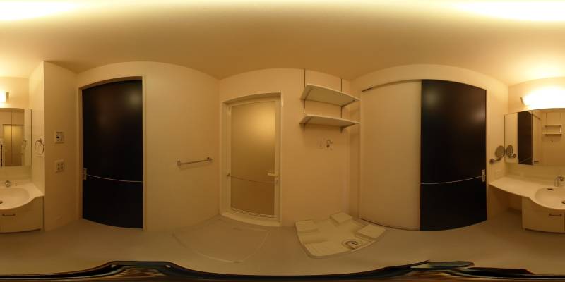 パノラマ画像洗面所