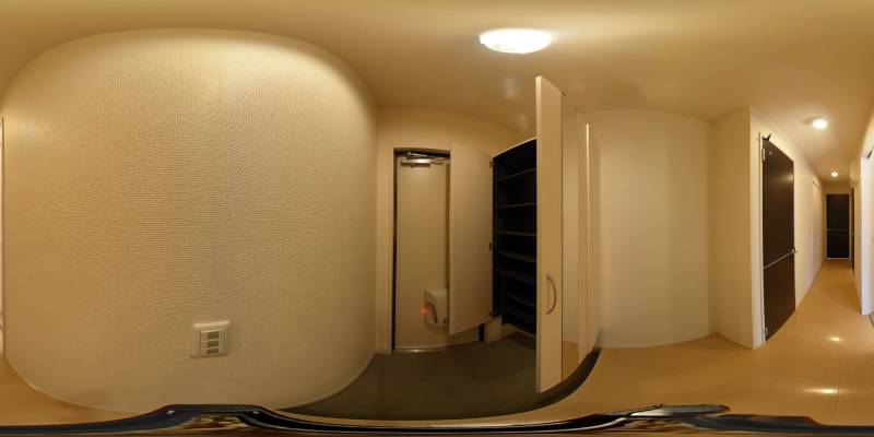 パノラマ画像玄関