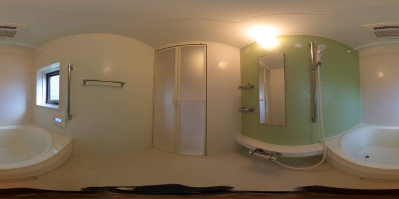 パノラマ画像バスルーム