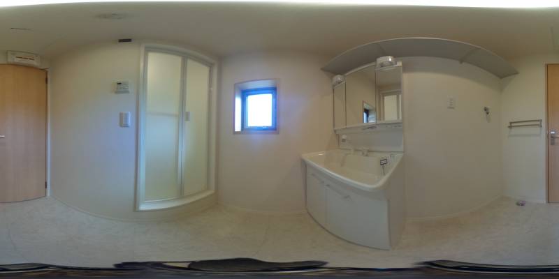 パノラマ画像洗面所