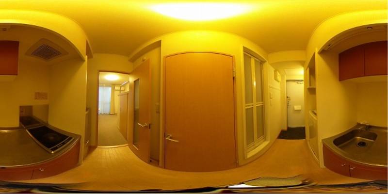 パノラマ画像キッチン