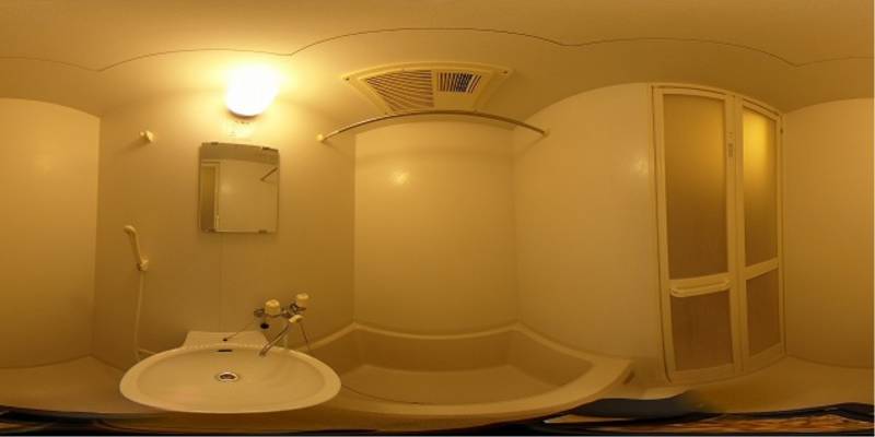 パノラマ画像バスルーム