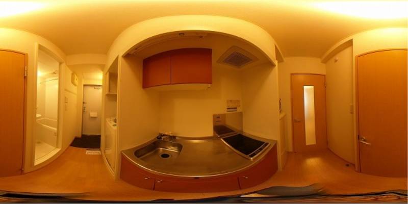 パノラマ画像キッチン