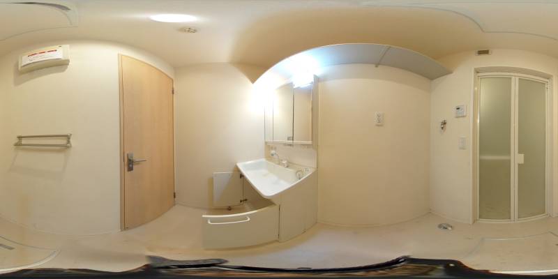 パノラマ画像洗面所