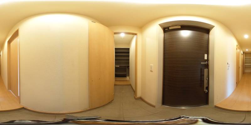 パノラマ画像玄関