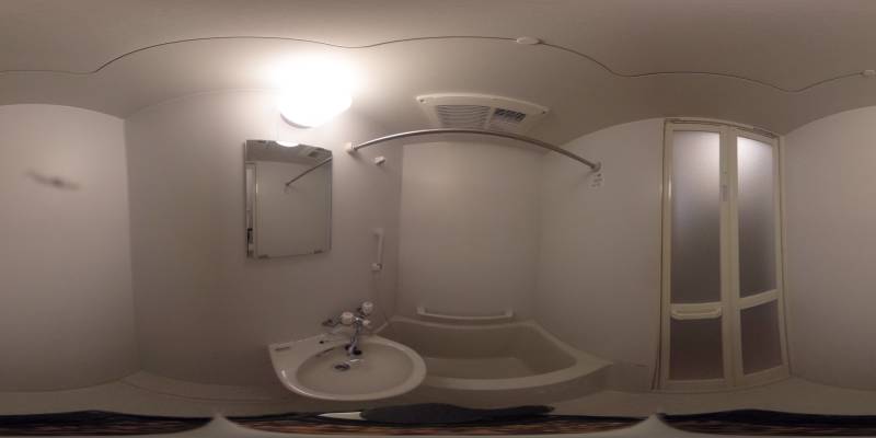 パノラマ画像バスルーム