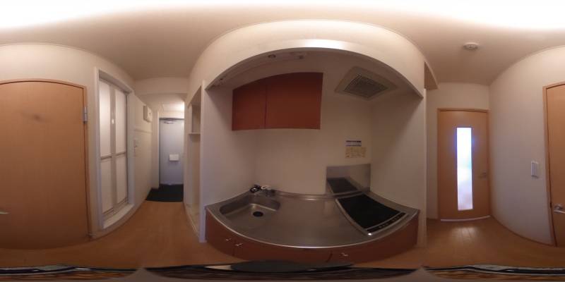 パノラマ画像キッチン