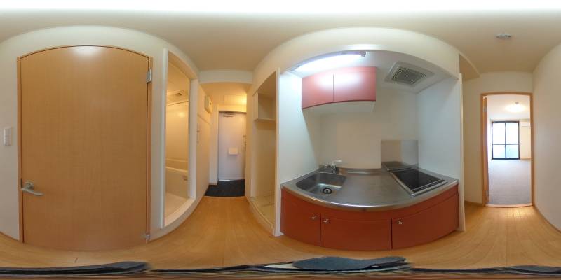 パノラマ画像キッチン