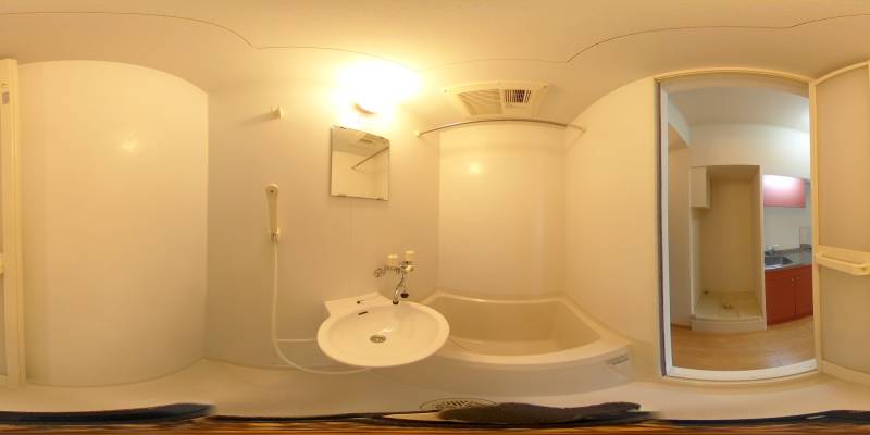 パノラマ画像バスルーム