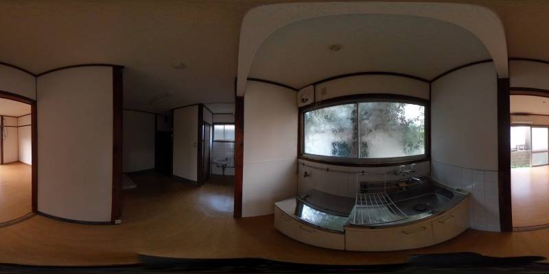 パノラマ画像キッチン