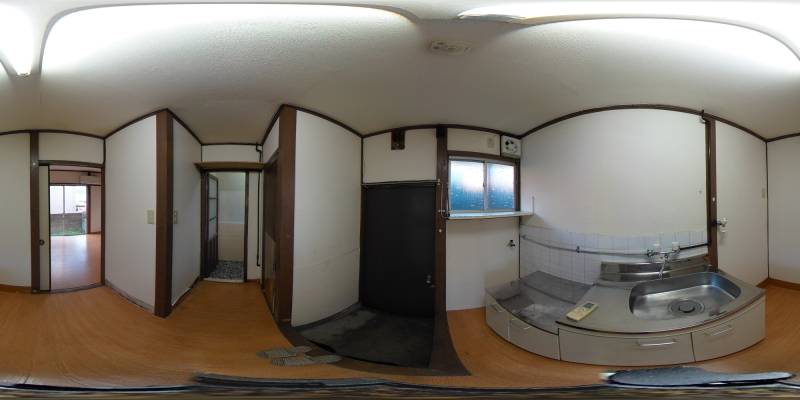 パノラマ画像キッチン