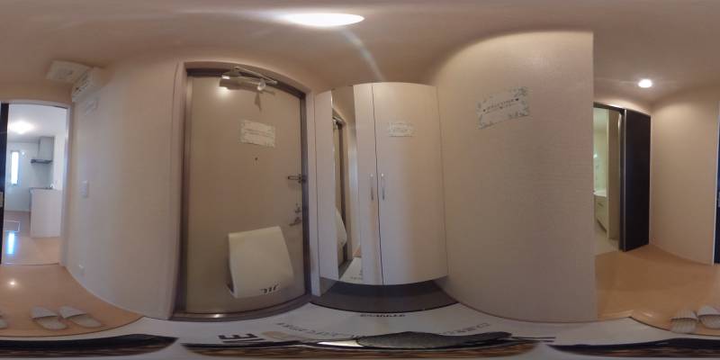パノラマ画像玄関