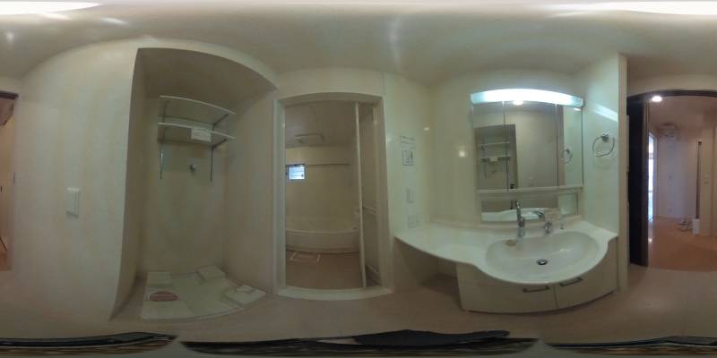 パノラマ画像洗面所